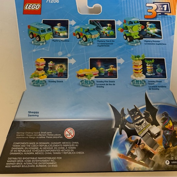 NEW! LEGOS DIMENSIONS 71202 and 71206 Simpsons Level Pack - Scooby Doo Team Pack - Picture 5 of 11